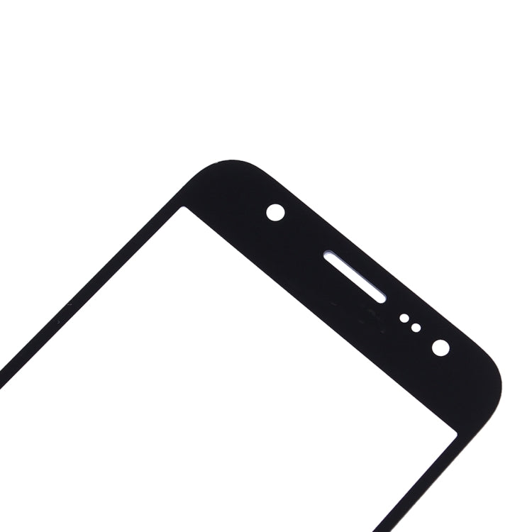 For Samsung Galaxy J5 / J500 10pcs Front Screen Outer Glass Lens (Black) - Outer Glass Lens by buy2fix | Online Shopping UK | buy2fix