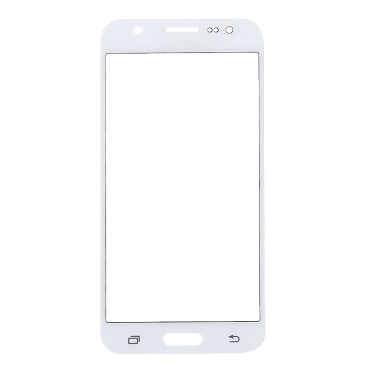 For Samsung Galaxy J5 / J500 10pcs Front Screen Outer Glass Lens (White) - Outer Glass Lens by buy2fix | Online Shopping UK | buy2fix
