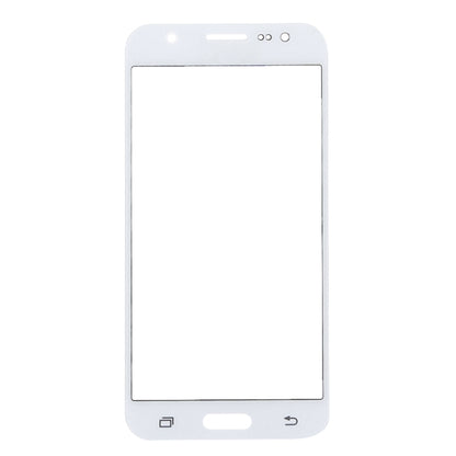 For Samsung Galaxy J5 / J500 10pcs Front Screen Outer Glass Lens (White) - Outer Glass Lens by buy2fix | Online Shopping UK | buy2fix