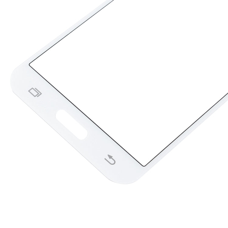 For Samsung Galaxy J5 / J500 10pcs Front Screen Outer Glass Lens (White) - Outer Glass Lens by buy2fix | Online Shopping UK | buy2fix