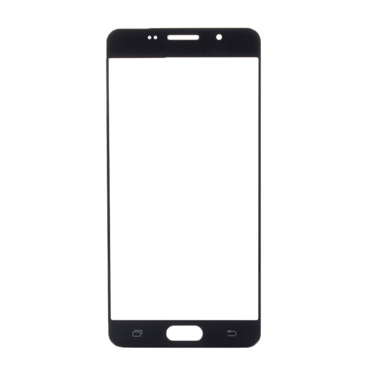 For Samsung Galaxy A5 (2016) / A510  10pcs Front Screen Outer Glass Lens (Black) - Outer Glass Lens by buy2fix | Online Shopping UK | buy2fix