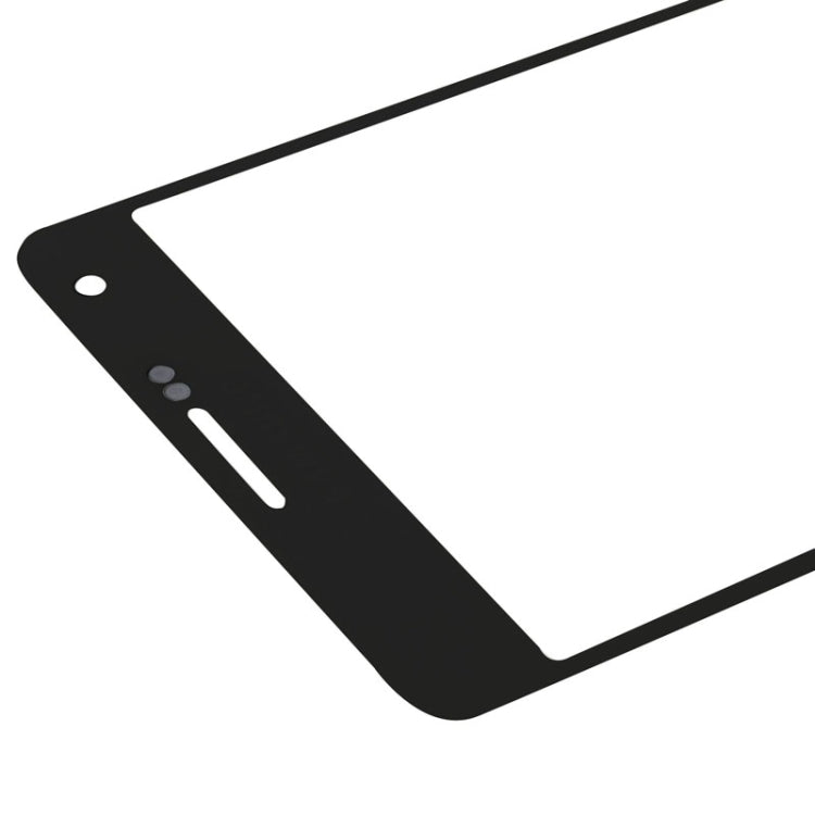 For Samsung Galaxy A7 (2015) 10pcs Front Screen Outer Glass Lens (Black) - Outer Glass Lens by buy2fix | Online Shopping UK | buy2fix