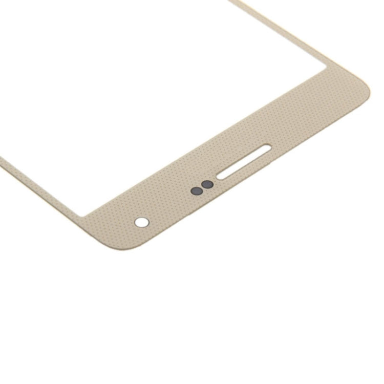 For Samsung Galaxy A7 (2015) 10pcs Front Screen Outer Glass Lens (Gold) - Outer Glass Lens by buy2fix | Online Shopping UK | buy2fix