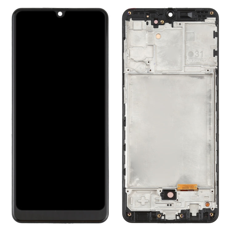 OLED LCD Screen for Samsung Galaxy A31 SM-A315 (6.33 inch) With Digitizer Full Assembly with Frame (Black) - LCD Screen by buy2fix | Online Shopping UK | buy2fix