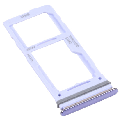 For Samsung Galaxy A52 SM-A525 SIM Card Tray + SIM Card Tray / Micro SD Card Tray (Purple) - Card Tray by buy2fix | Online Shopping UK | buy2fix
