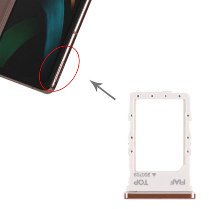For Samsung Galaxy Z Fold2 5G SM-F916 SIM Card Tray (Pink) - Card Tray by buy2fix | Online Shopping UK | buy2fix