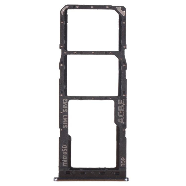 For Samsung Galaxy A32 SM-A325 SIM Card Tray + SIM Card Tray + Micro SD Card Tray (Black) - Card Tray by buy2fix | Online Shopping UK | buy2fix