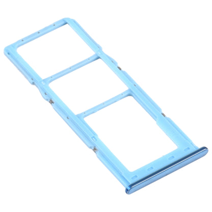 For Samsung Galaxy A32 SM-A325 SIM Card Tray + SIM Card Tray + Micro SD Card Tray (Blue) - Card Tray by buy2fix | Online Shopping UK | buy2fix