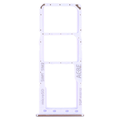For Samsung Galaxy A32 SM-A325 SIM Card Tray + SIM Card Tray + Micro SD Card Tray (Purple) - Card Tray by buy2fix | Online Shopping UK | buy2fix