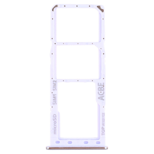 For Samsung Galaxy A32 SM-A325 SIM Card Tray + SIM Card Tray + Micro SD Card Tray (Purple) - Card Tray by buy2fix | Online Shopping UK | buy2fix