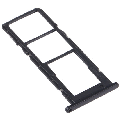 For Samsung Galaxy A02s SM-A025 SIM Card Tray + SIM Card Tray + Micro SD Card Tray (Black) - Card Tray by buy2fix | Online Shopping UK | buy2fix