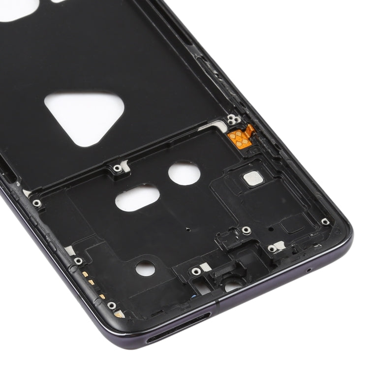 For Samsung Galaxy A90 5G SM-A908B  Middle Frame Bezel Plate (Black) - Frame Bezel Plate by buy2fix | Online Shopping UK | buy2fix