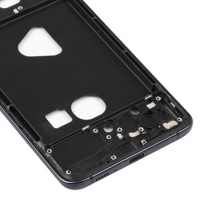For Samsung Galaxy A90 5G SM-A908B  Middle Frame Bezel Plate (Black) - Frame Bezel Plate by buy2fix | Online Shopping UK | buy2fix