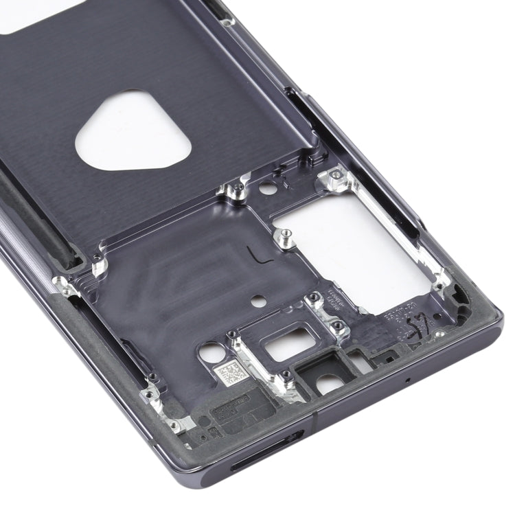 For Samsung Galaxy Note20  Middle Frame Bezel Plate (Black) - Frame Bezel Plate by buy2fix | Online Shopping UK | buy2fix