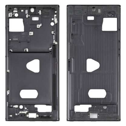 For Samsung Galaxy Note20 Ultra  Single Middle Frame Bezel Plate (Black) - Frame Bezel Plate by buy2fix | Online Shopping UK | buy2fix