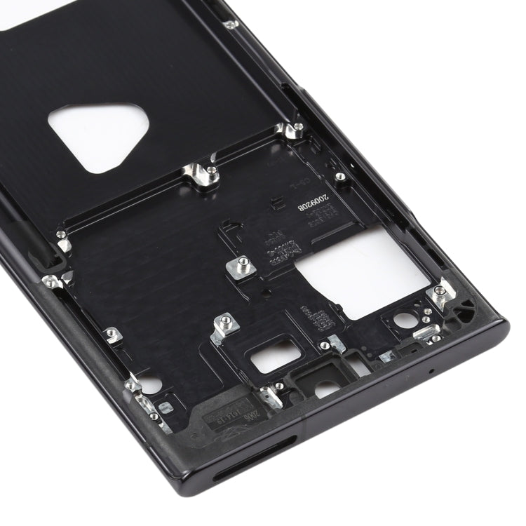 For Samsung Galaxy Note20 Ultra  Single Middle Frame Bezel Plate (Black) - Frame Bezel Plate by buy2fix | Online Shopping UK | buy2fix