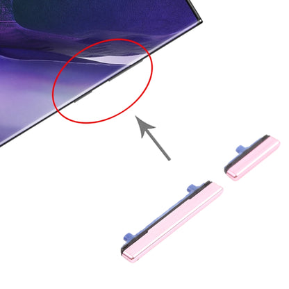 For Samsung Galaxy Note20 Ultra Power Button and Volume Control Button(Pink) - Home key & Side Key by buy2fix | Online Shopping UK | buy2fix