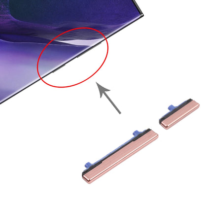 For Samsung Galaxy Note20 Ultra Power Button and Volume Control Button(Bronze) - Home key & Side Key by buy2fix | Online Shopping UK | buy2fix