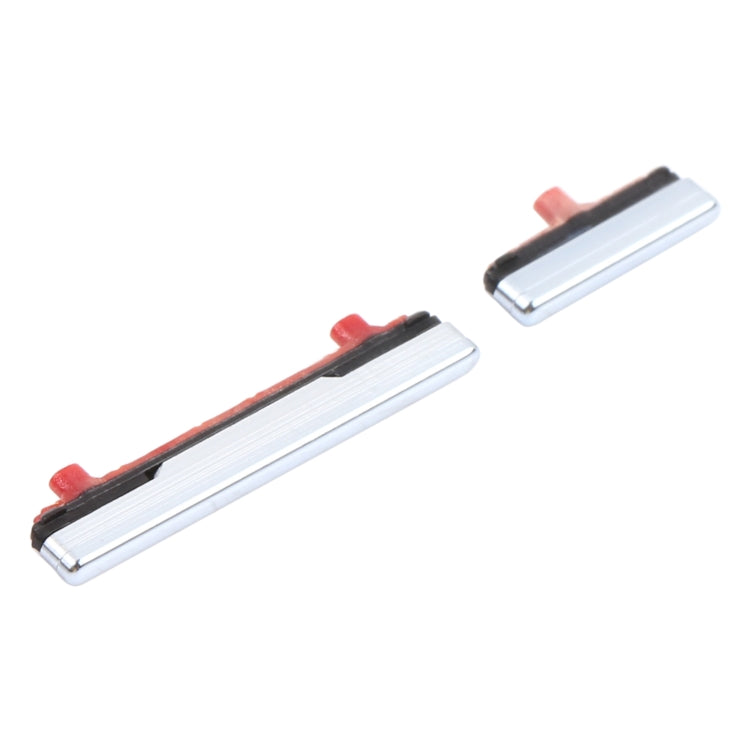 For Samsung Galaxy S21 Ultra 5G Power Button and Volume Control Button(Silver) - Home key & Side Key by buy2fix | Online Shopping UK | buy2fix