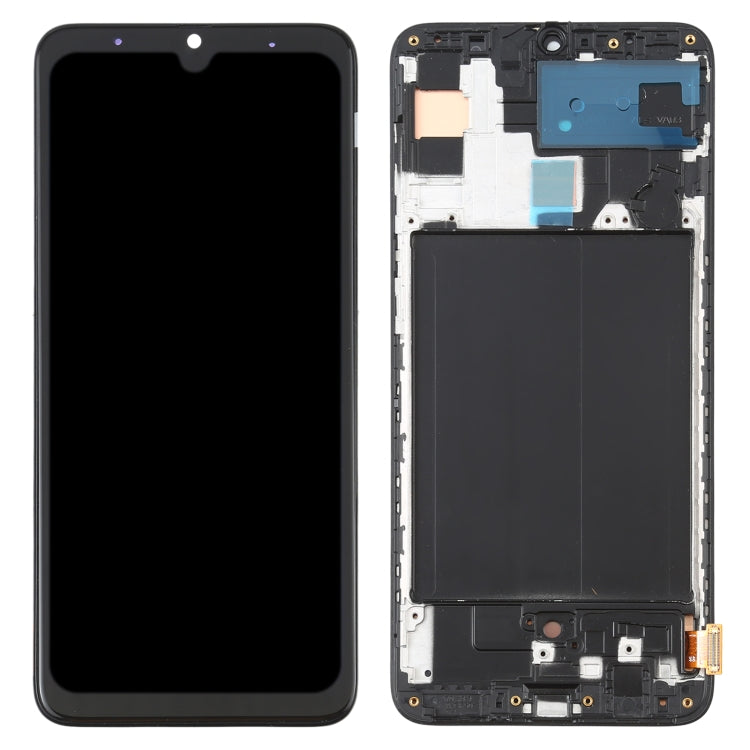OLED LCD Screen for Samsung Galaxy A70 SM-A705 (6.39 inch) Digitizer Full Assembly with Frame (Black) - LCD Screen by buy2fix | Online Shopping UK | buy2fix
