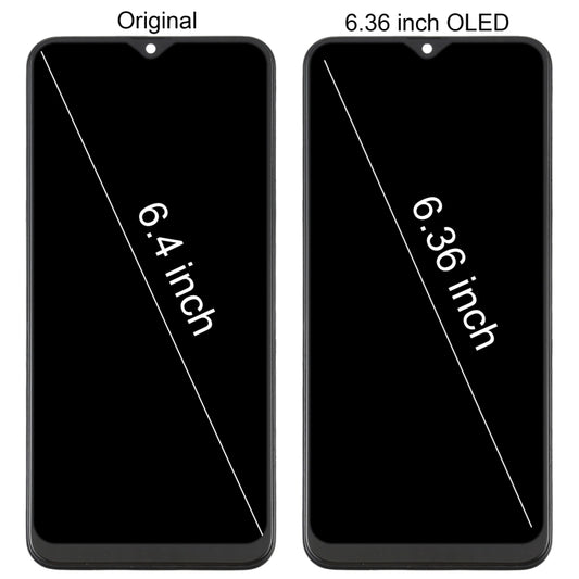 6.36 inch OLED LCD Screen for Samsung Galaxy A20 SM-A205 Digitizer Full Assembly with Frame (Black) - LCD Screen by buy2fix | Online Shopping UK | buy2fix