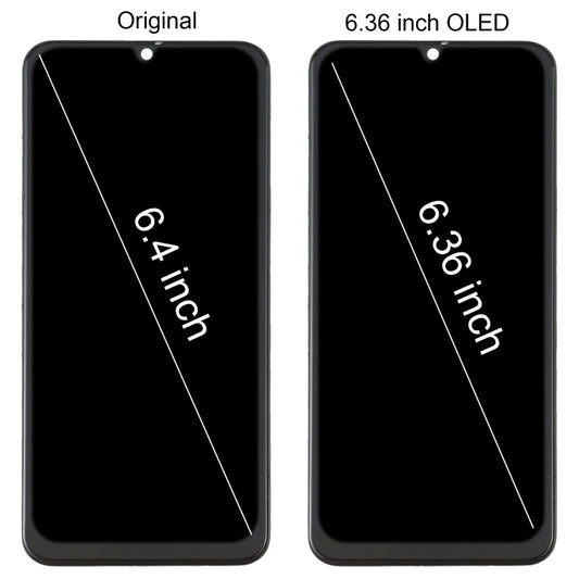 6.36 inch OLED LCD Screen for Samsung Galaxy A30 SM-A305 Digitizer Full Assembly with Frame (Black) - LCD Screen by buy2fix | Online Shopping UK | buy2fix