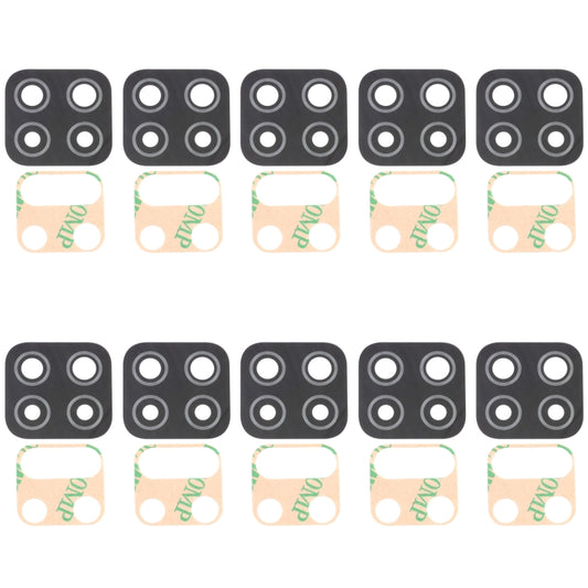 For Samsung Galaxy A12 SM-A125 10pcs Back Camera Lens - Camera Series by buy2fix | Online Shopping UK | buy2fix