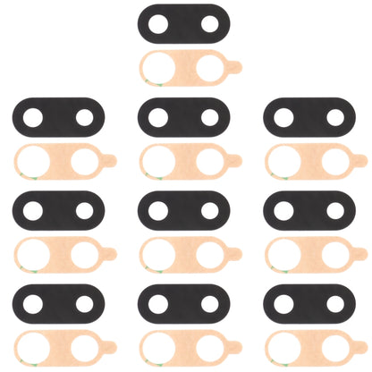 For Samsung Galaxy M02 SM-M022 10pcs Back Camera Lens - Camera Series by buy2fix | Online Shopping UK | buy2fix