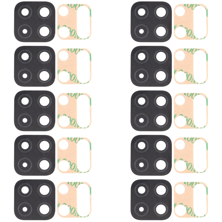 For Samsung Galaxy A22 SM-A225 10pcs Back Camera Lens - Camera Series by buy2fix | Online Shopping UK | buy2fix