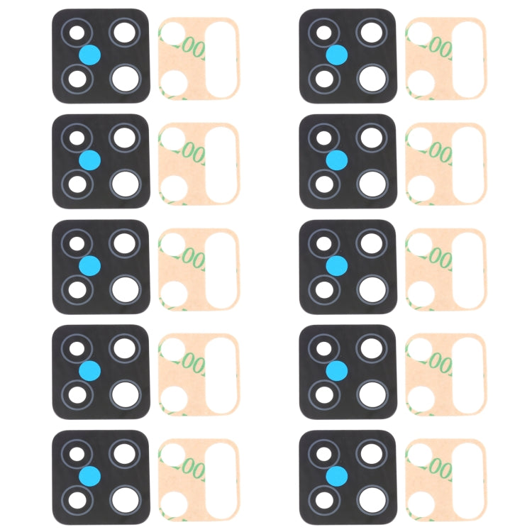 For Samsung Galaxy A42 SM-A425 10pcs Back Camera Lens - Camera Series by buy2fix | Online Shopping UK | buy2fix