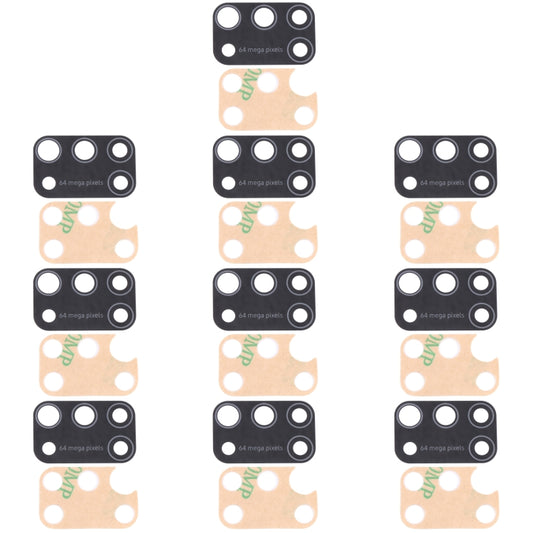 For Samsung Galaxy M31s SM-M317 10pcs Back Camera Lens - Camera Series by buy2fix | Online Shopping UK | buy2fix