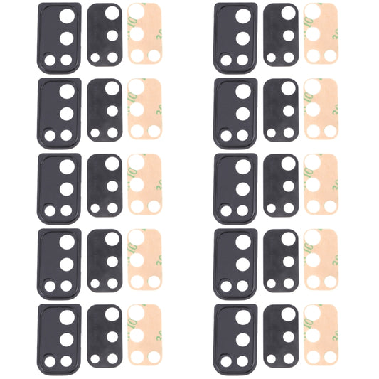 For Samsung Galaxy M21 SM-M215 10pcs Camera Lens Cover (Black) - Camera Series by buy2fix | Online Shopping UK | buy2fix