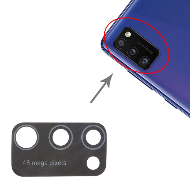 For Samsung Galaxy A41 SM-A415 10pcs Back Camera Lens - Camera Series by buy2fix | Online Shopping UK | buy2fix