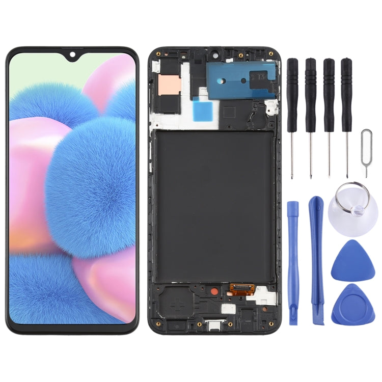 Original Super AMOLED LCD Screen for Samsung Galaxy A30s Digitizer Full Assembly With Frame - LCD Screen by buy2fix | Online Shopping UK | buy2fix