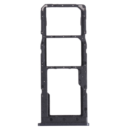 For Samsung Galaxy M12 SM-M127 SIM Card Tray + SIM Card Tray + Micro SD Card Tray (Black) - Card Tray by buy2fix | Online Shopping UK | buy2fix