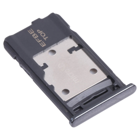 For Samsung Galaxy M31s SM-M317 SIM Card Tray + SIM Card Tray + Micro SD Card Tray (Black) - Card Tray by buy2fix | Online Shopping UK | buy2fix
