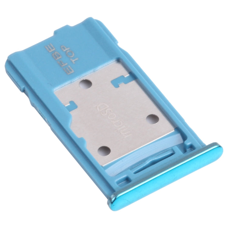 For Samsung Galaxy M31s SM-M317 SIM Card Tray + SIM Card Tray + Micro SD Card Tray (Green) - Card Tray by buy2fix | Online Shopping UK | buy2fix