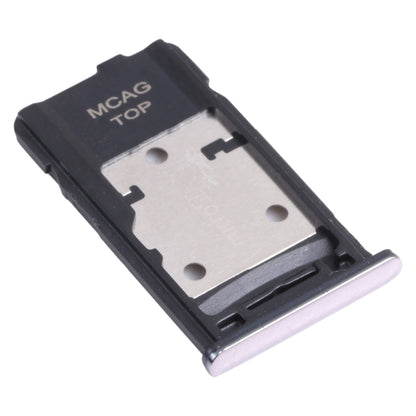 For Samsung Galaxy M31s SM-M317 SIM Card Tray + SIM Card Tray + Micro SD Card Tray (Silver) - Card Tray by buy2fix | Online Shopping UK | buy2fix