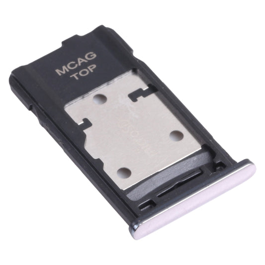 For Samsung Galaxy M31s SM-M317 SIM Card Tray + SIM Card Tray + Micro SD Card Tray (Silver) - Card Tray by buy2fix | Online Shopping UK | buy2fix