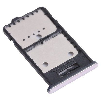For Samsung Galaxy M31s SM-M317 SIM Card Tray + SIM Card Tray + Micro SD Card Tray (Silver) - Card Tray by buy2fix | Online Shopping UK | buy2fix