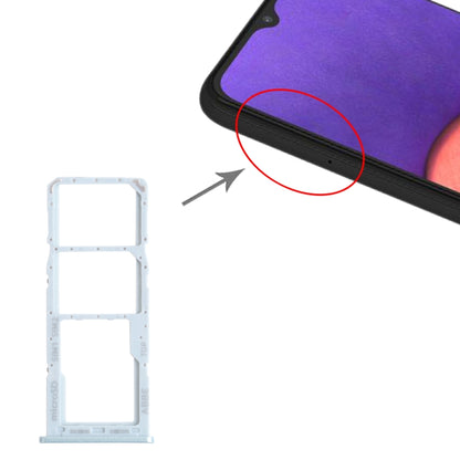For Samsung Galaxy A22 SM-A225 SIM Card Tray + SIM Card Tray + Micro SD Card Tray (Green) - Card Tray by buy2fix | Online Shopping UK | buy2fix