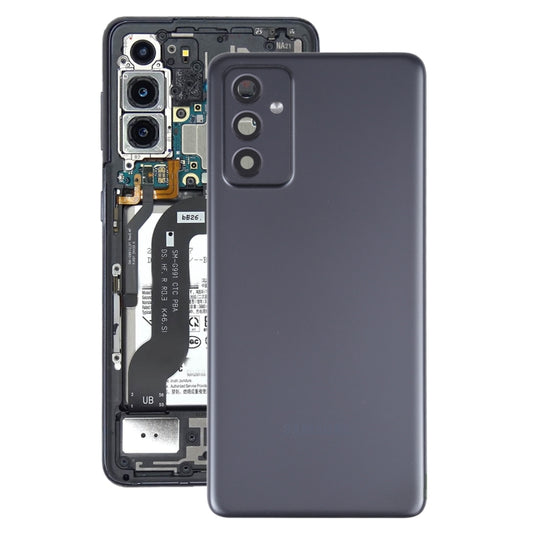 For Samsung Galaxy A82 Battery Back Cover With Camera Lens (Black) - Back Cover by buy2fix | Online Shopping UK | buy2fix