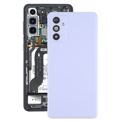 For Samsung Galaxy A82 Battery Back Cover With Camera Lens (Purple) - Back Cover by buy2fix | Online Shopping UK | buy2fix