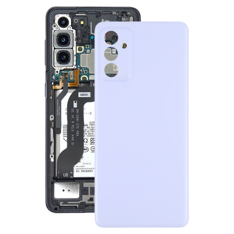 For Samsung Galaxy A82 Battery Back Cover (Purple) - Back Cover by buy2fix | Online Shopping UK | buy2fix