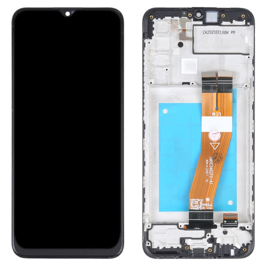 TFT Material LCD Screen and Digitizer Full Assembly With Frame for Samsung Galaxy M02s(Black) - LCD Screen by buy2fix | Online Shopping UK | buy2fix