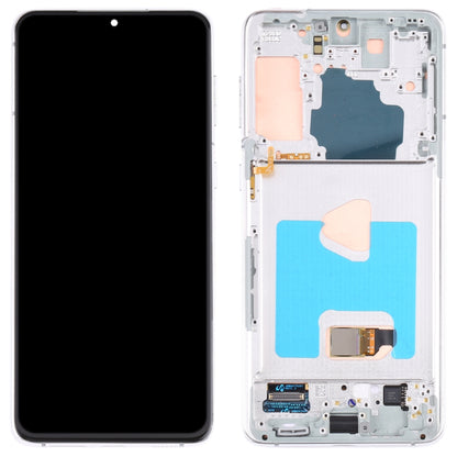 For Samsung Galaxy S21+ 5G SM-G996 Original LCD Screen Digitizer Full Assembly With Frame (Silver) - LCD Screen by buy2fix | Online Shopping UK | buy2fix