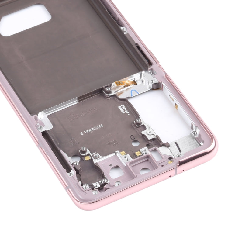 For Samsung Galaxy S21  Middle Frame Bezel Plate (Pink) - Frame Bezel Plate by buy2fix | Online Shopping UK | buy2fix