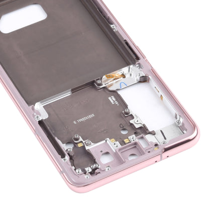 For Samsung Galaxy S21  Middle Frame Bezel Plate (Pink) - Frame Bezel Plate by buy2fix | Online Shopping UK | buy2fix