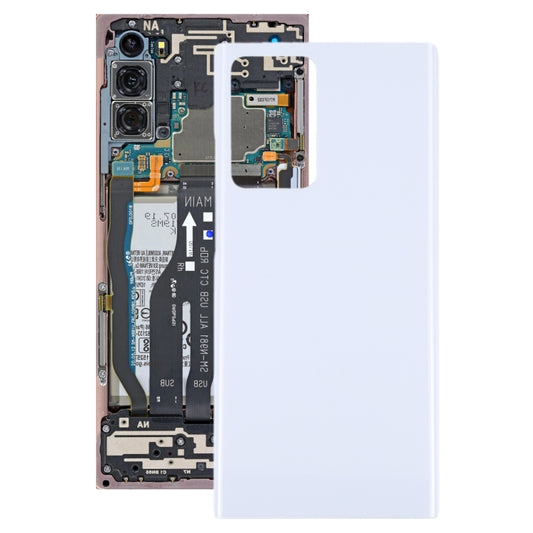 For Samsung Galaxy Note20 Ultra 5G Battery Back Cover (White) - Back Cover by buy2fix | Online Shopping UK | buy2fix