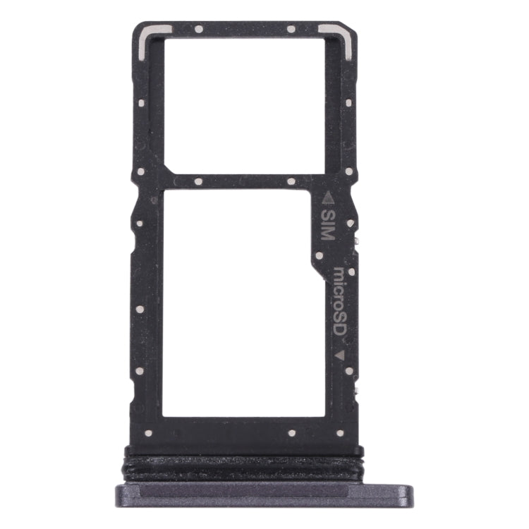 For Samsung Galaxy Tab A7 10.4 (2020) SM-T505 SIM Card Tray + Micro SD Card Tray (Black) - Card Tray by buy2fix | Online Shopping UK | buy2fix